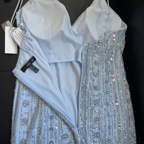 NWT Aidan Mattox Cocktail Holiday Dress Sequins Size 8 - Picture 8 of 9